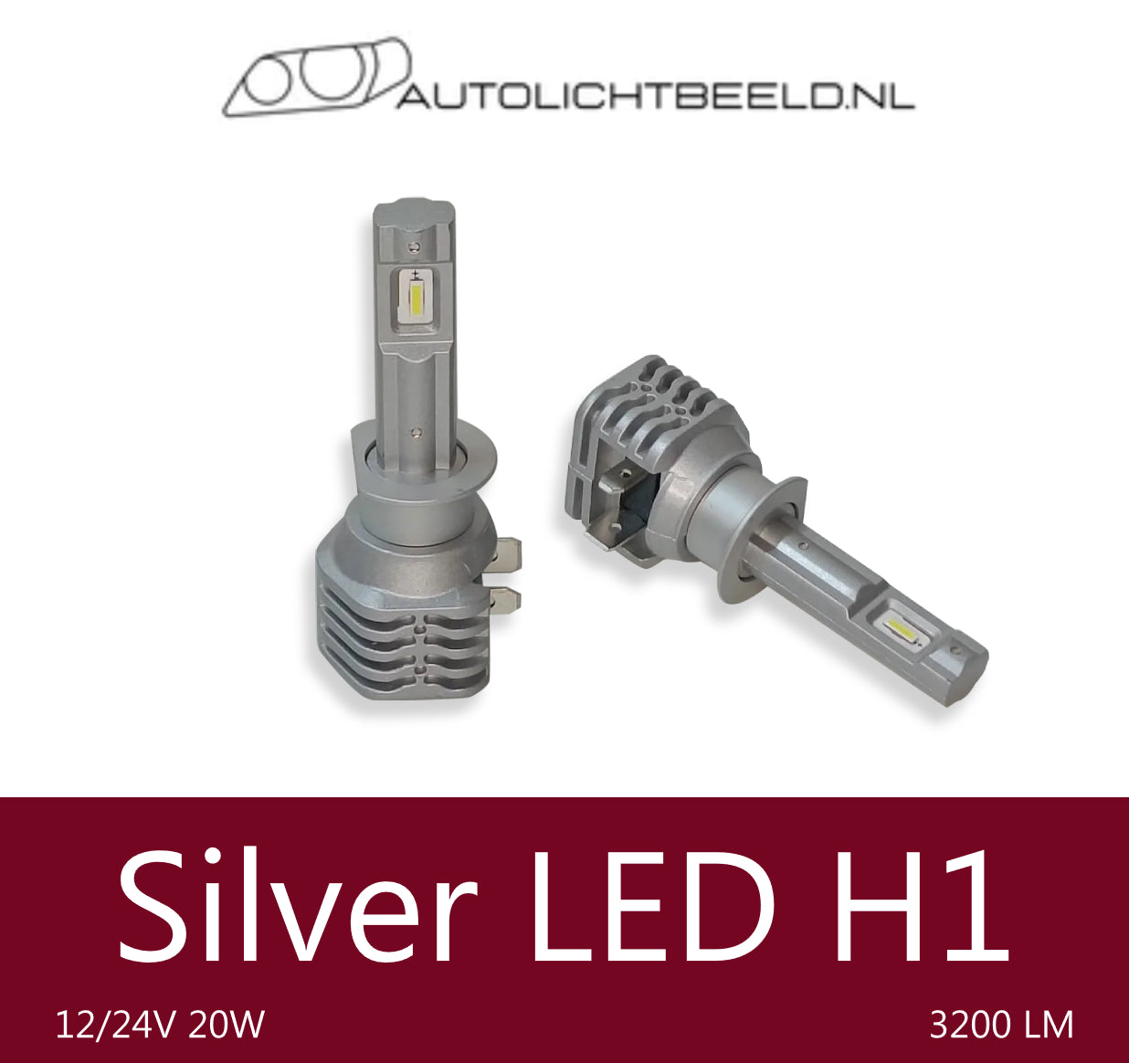 Silver LED H1 - Autolichtbeeld