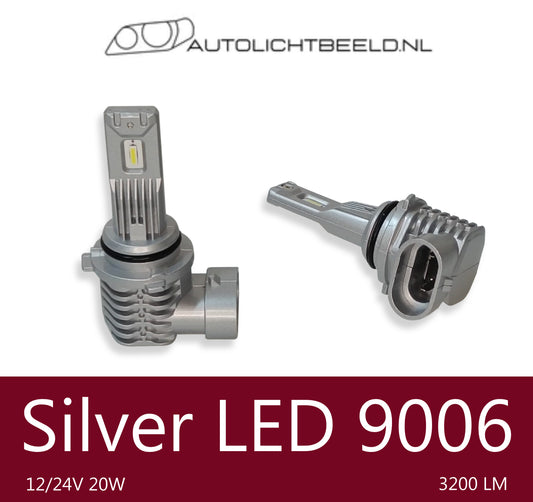Silver LED 9006 - Autolichtbeeld