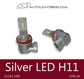 Silver LED H11 - Autolichtbeeld