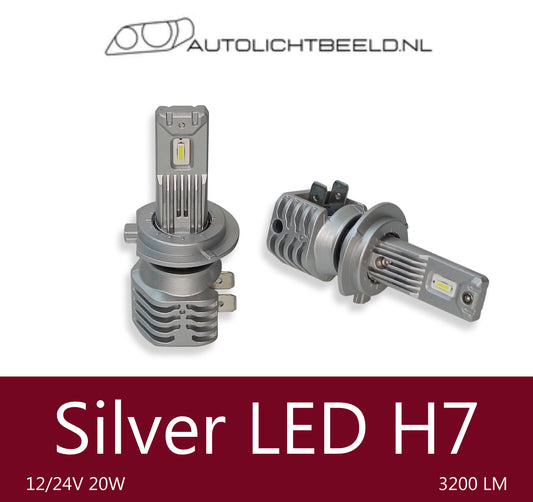 Silver LED H7 - Autolichtbeeld
