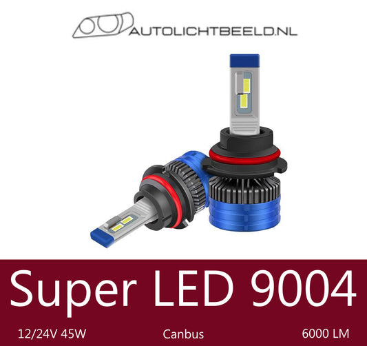 9004 Super LED - Autolichtbeeld