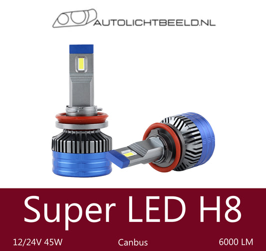 H8 Super LED - Autolichtbeeld